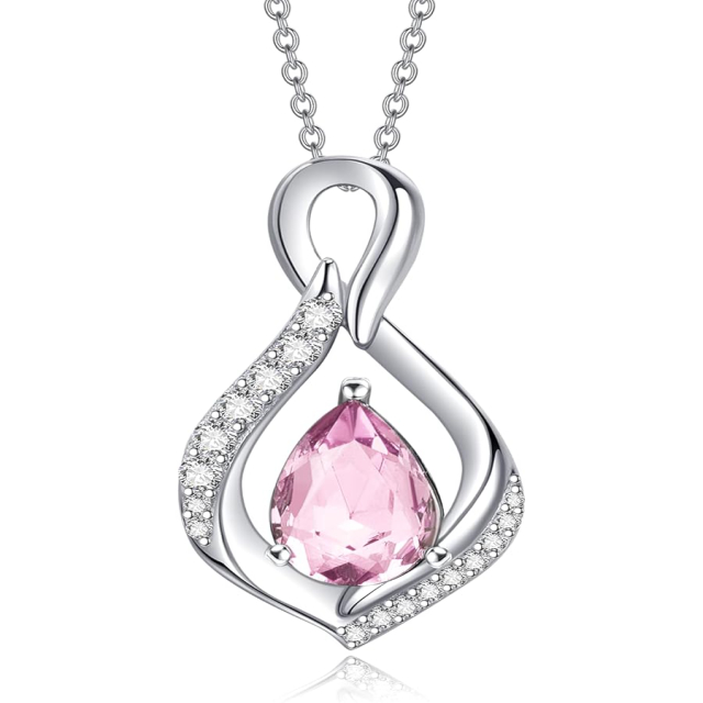 Women's silver opal fashion necklace